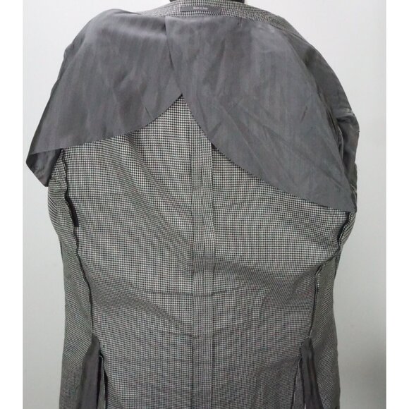 Ermenegildo Zegna Manhattan White Black Woven Cashmere blend Sport Coat 46R - Picture 7 of 10